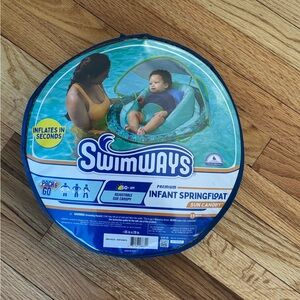 SwimWays Infant Spring Float with Sun Canopy - Blue